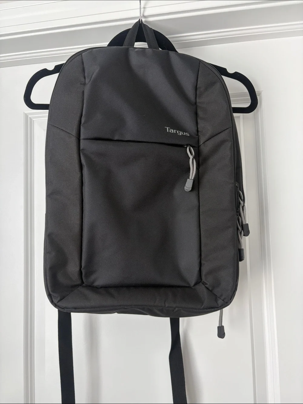 Targus Black Slim Laptop Backpack with Front Pocket
